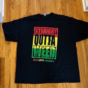 Gildan Black Tee with Vibrant Graphic